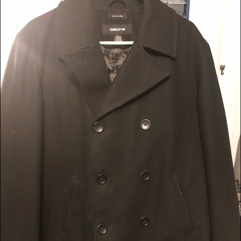 Liz Claiborne $200 double breasted peacoat